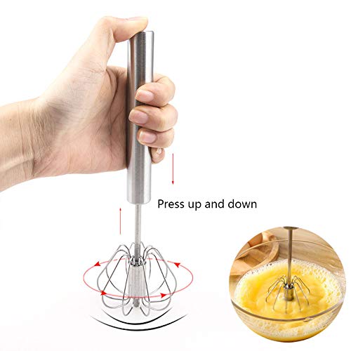 Stainless Steel Semi-Automatic Whisk