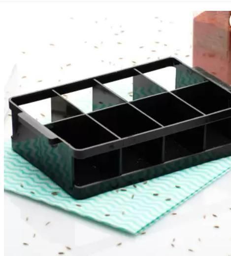 8 Pcs Sets Easy Flow Airtight Spice Storage Container with Tray