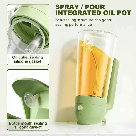 500ml 2 in 1 Olive Oil Sprayer and Dispenser