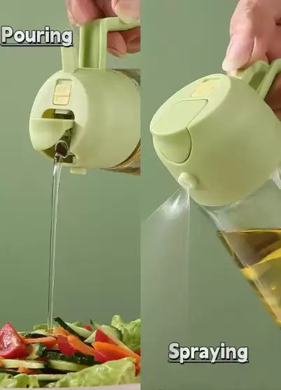 500ml 2 in 1 Olive Oil Sprayer and Dispenser