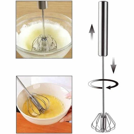 Stainless Steel Semi-Automatic Whisk